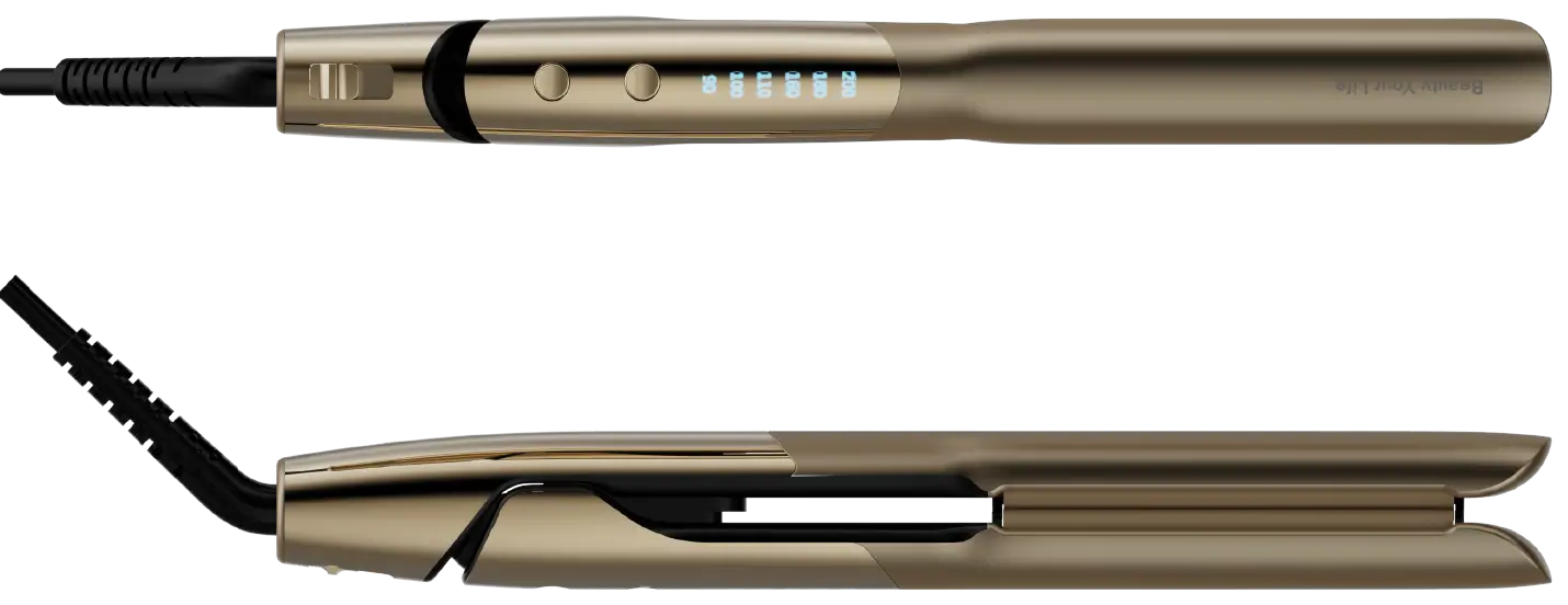 Anray Glide straightener in gold